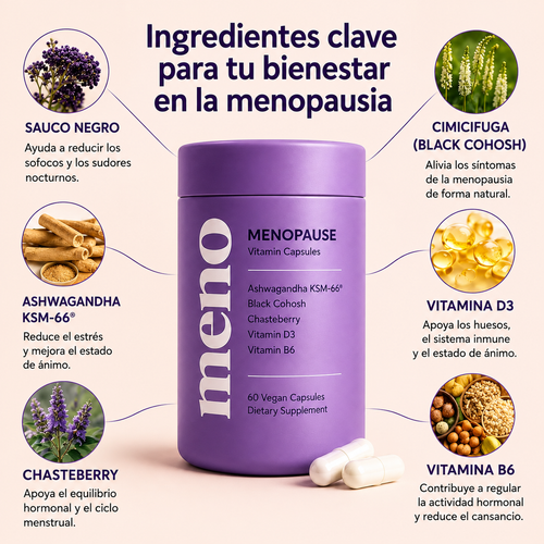Meno® - Vitaminas para el Bienestar en la Menopausia.