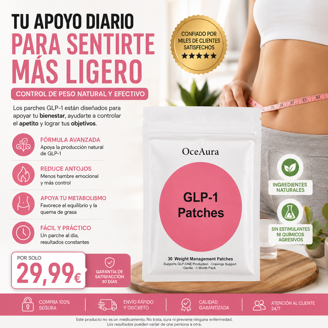 Parches Control del Apetito GLP-1