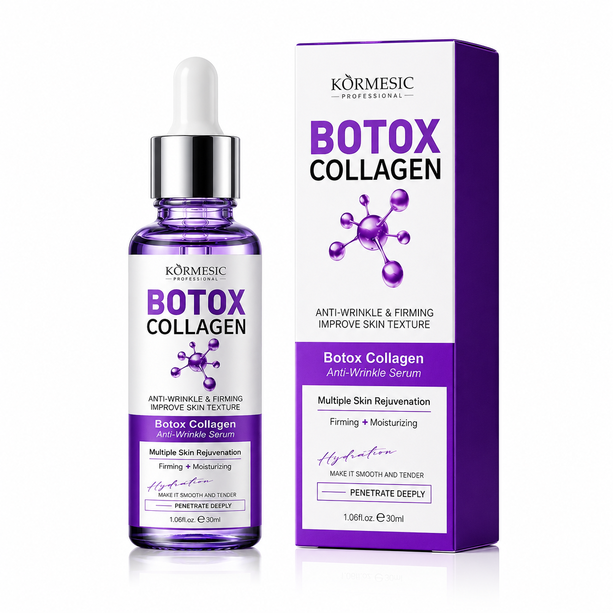 Sérum Facial de Colágeno Efecto Botox Antiarrugas - 30 ml