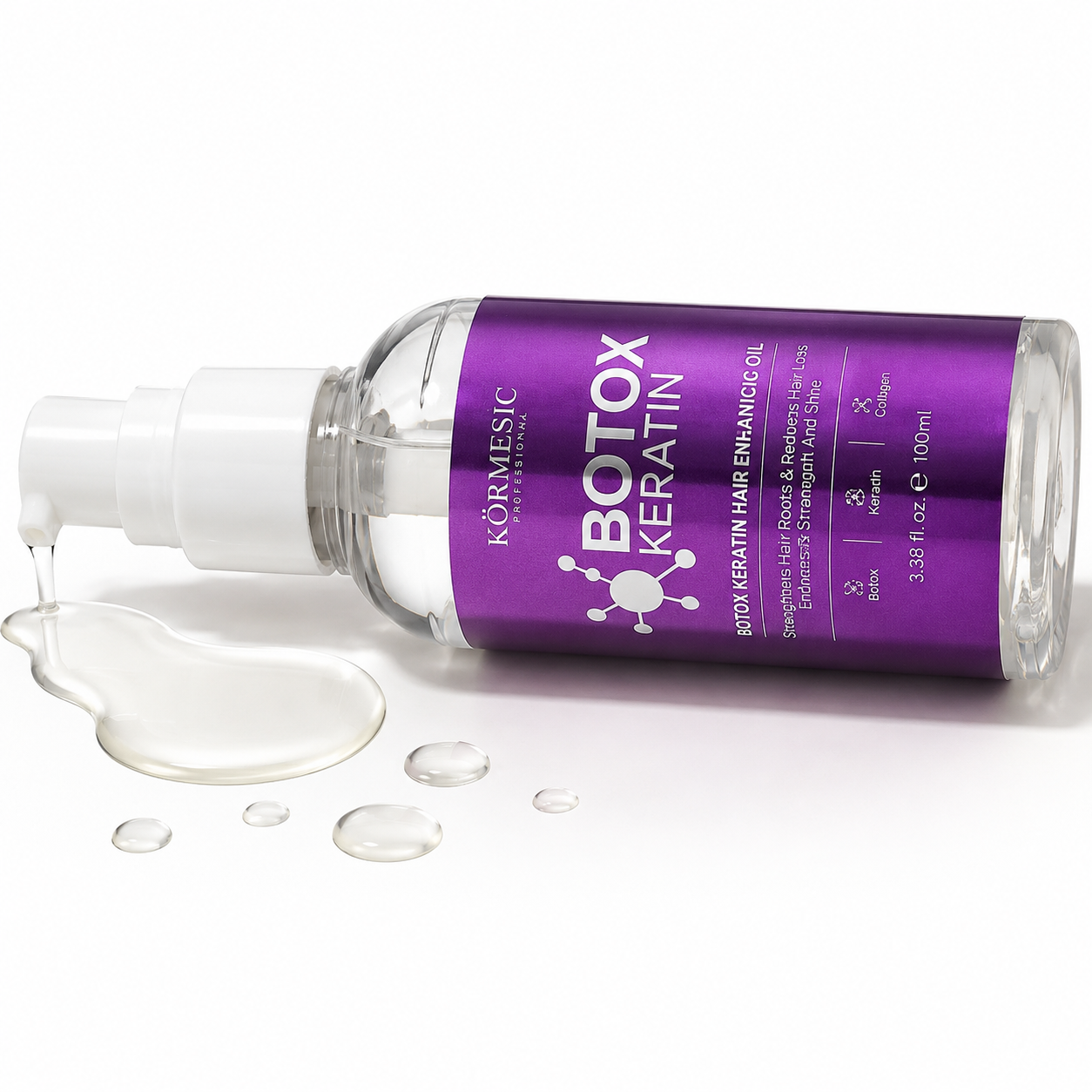 Aceite Capilar con Keratina y Colágeno – 100 ml
