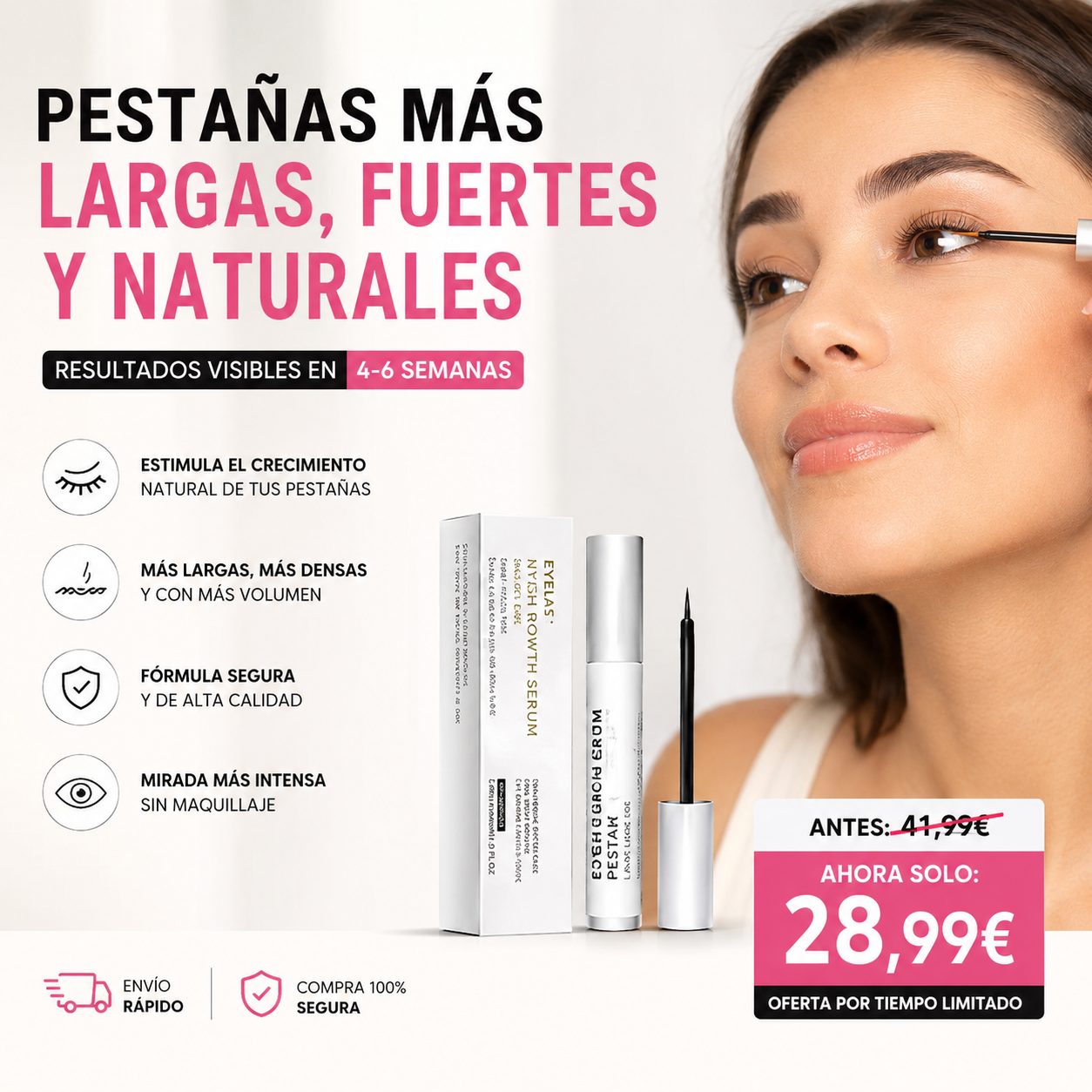 Serum alargador de pestanas