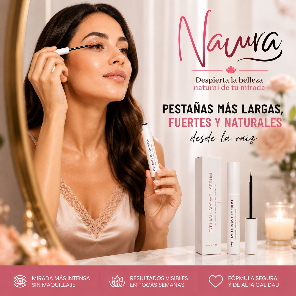 Serum alargador de pestanas