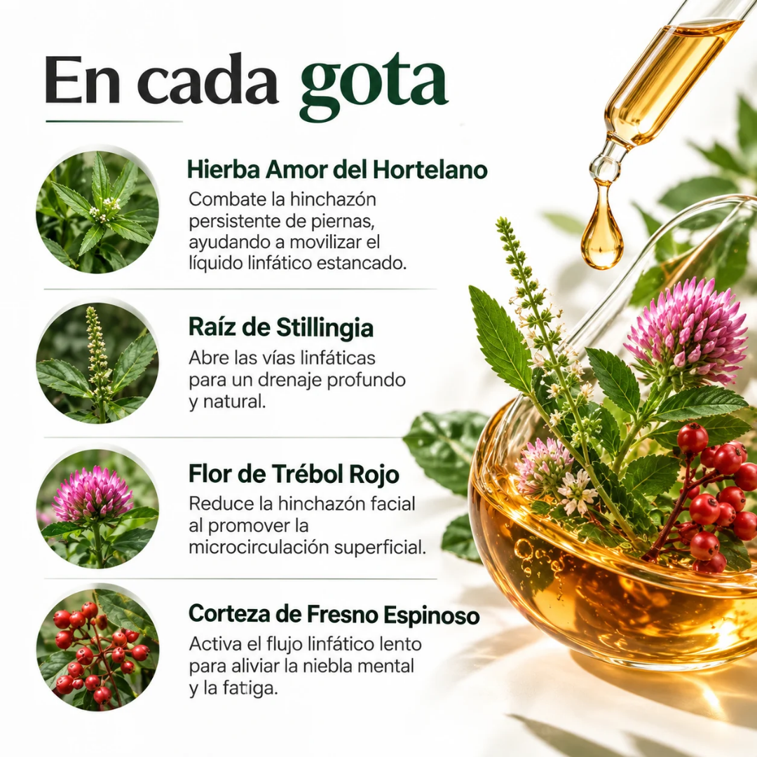 Drenaje Linfático en Gotas – Fórmula Botánica