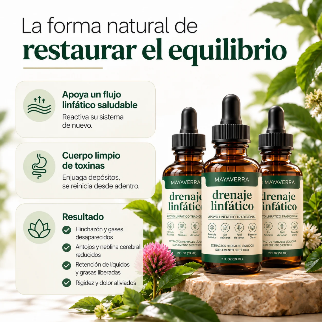 Drenaje Linfático en Gotas – Fórmula Botánica