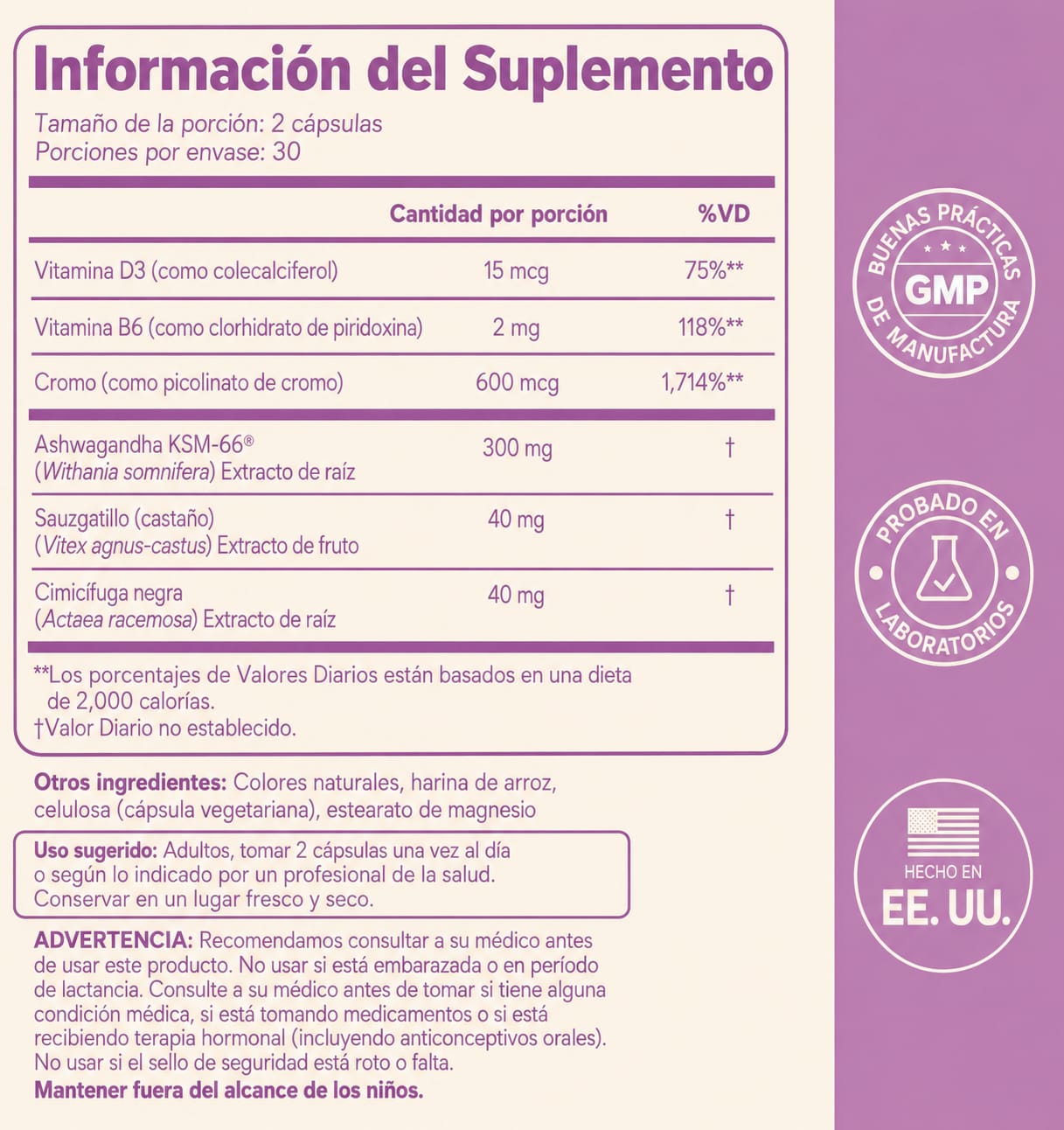 Meno® - Vitaminas para el Bienestar en la Menopausia.
